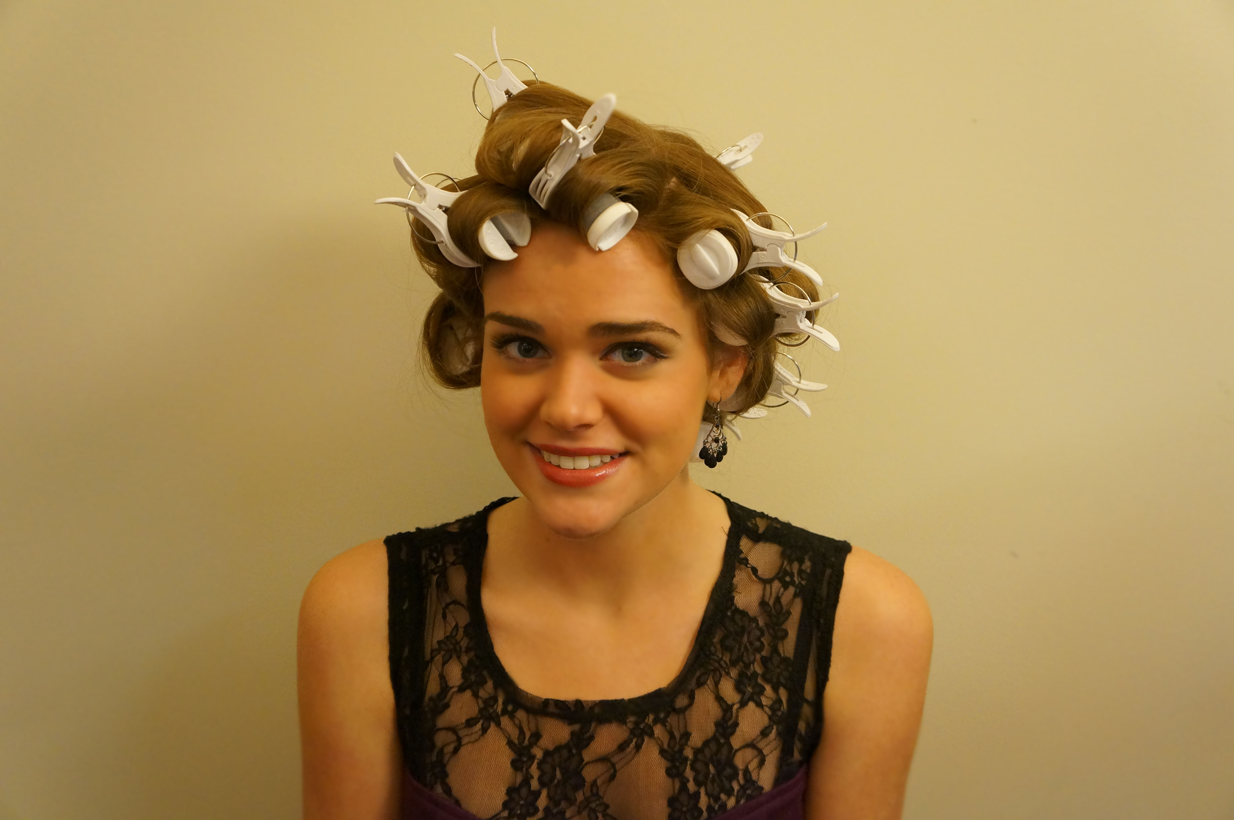 Curly-hair-with-curlers-tutorial - We're Calling Shenanigans