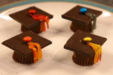 chocolate graduation caps