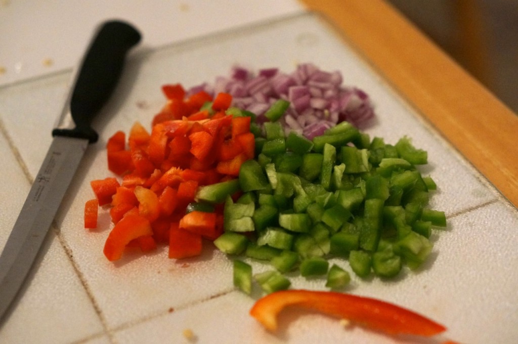 Chop-up-peppers