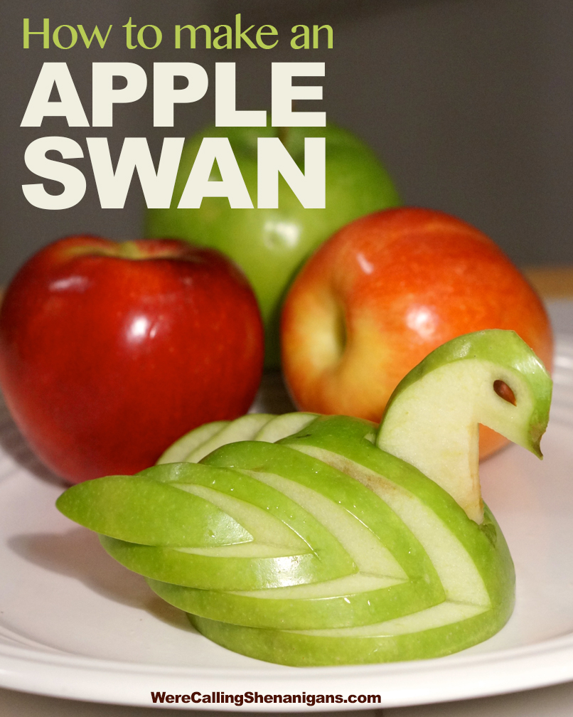 how-to-make-an-Apple-Swan