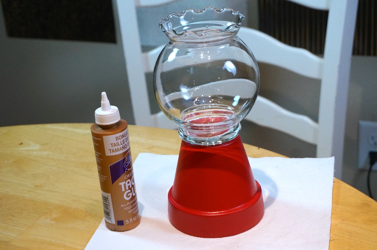 DIY Flower Pot Gumball Machine - We're Calling Shenanigans