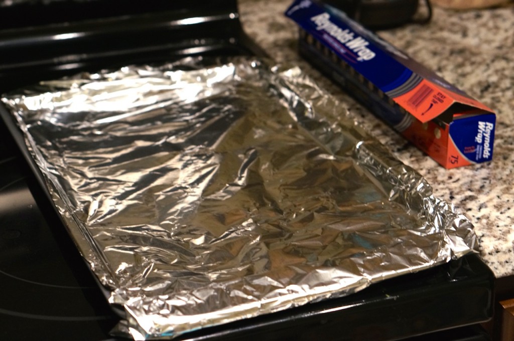 line-with-tin-foil