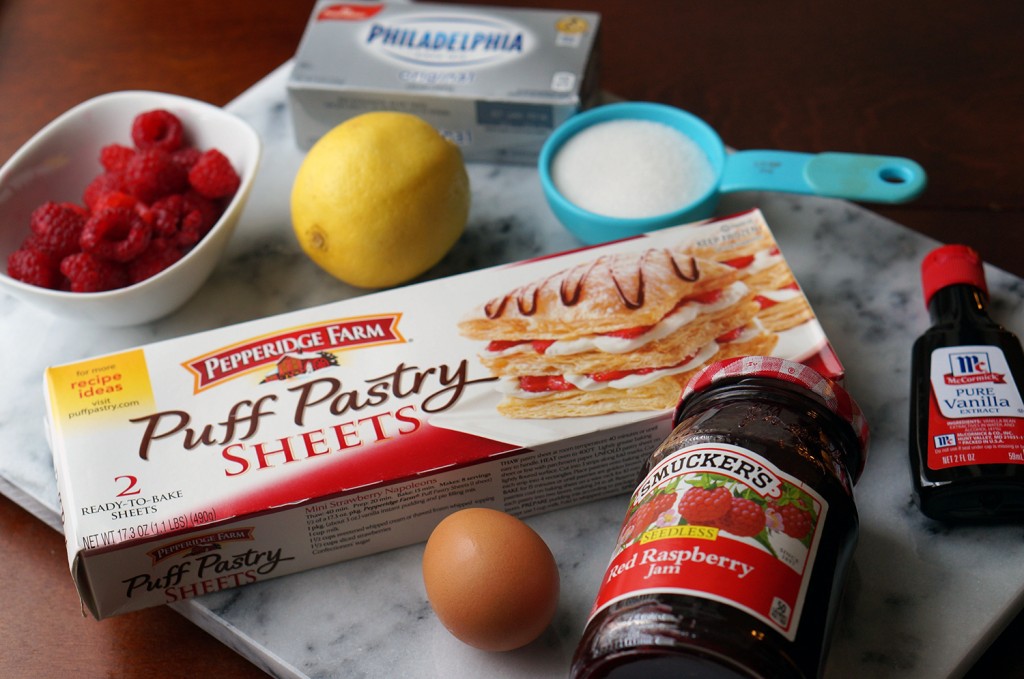 Pinwheel-pastry-raspberry-ingredients