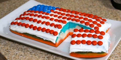 Red-white-and-blue-cake